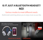 New Wireless Headset HIFI Stereo Bluetooth Headphones
